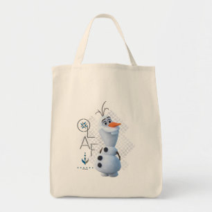 Frozen 2: Olaf With Stylized Name Graphic Tote Bag