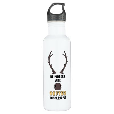 Frozen 2 | Reindeers Are Better Than People Stainless Steel Water Bottle