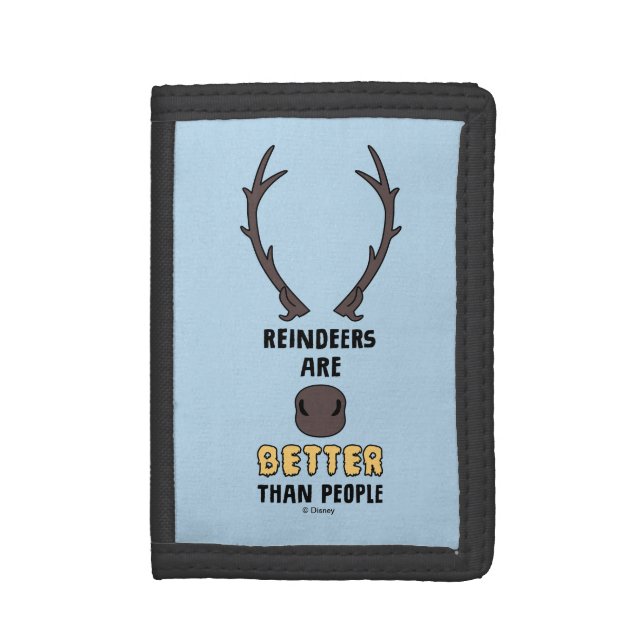Frozen 2 | Reindeers Are Better Than People Trifold Wallet (Front Vertical)