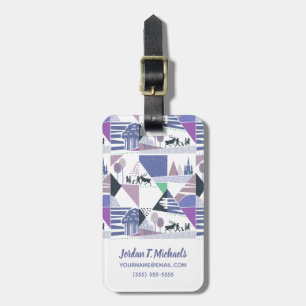 Frozen 2 Seek the Truth Character Pattern Luggage Tag