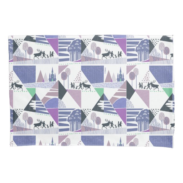 Frozen 2 | Seek the Truth Character Pattern Pillow Case (Front)