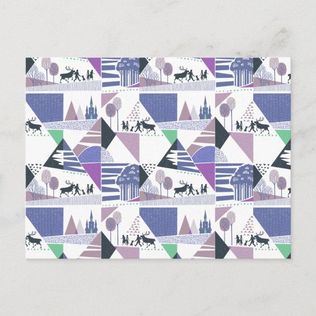 Frozen 2 | Seek the Truth Character Pattern Postcard (Front)