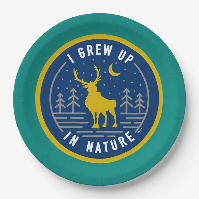 Frozen 2 | Sven - I Grew Up in Nature Paper Plates (Front)