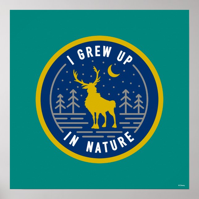 Frozen 2 | Sven - I Grew Up in Nature Poster (Front)