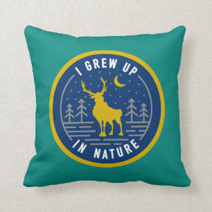 Frozen 2 Sven - I Grew Up in Nature Throw Pillow