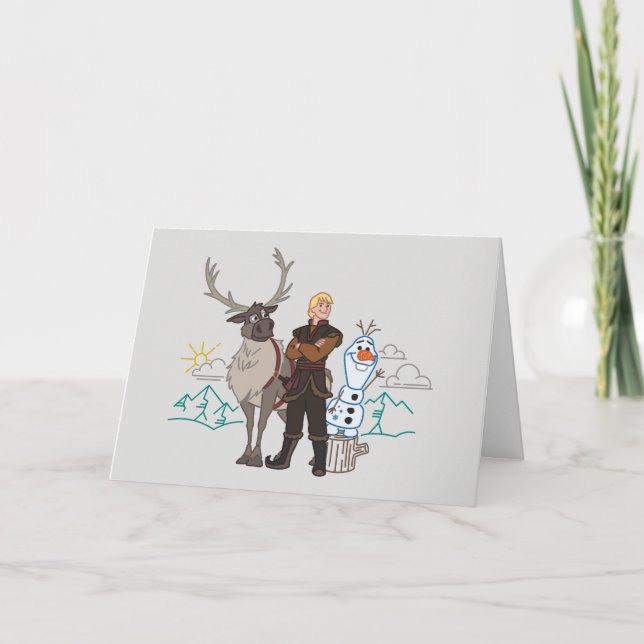 Frozen 2 | Sven, Kristoff & Olaf Card (Front)