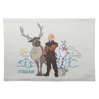 Frozen 2 | Sven, Kristoff &amp; Olaf Cloth Placemat