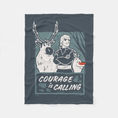 Frozen 2: Sven, Kristoff, &amp; Olaf | Courage Fleece Blanket