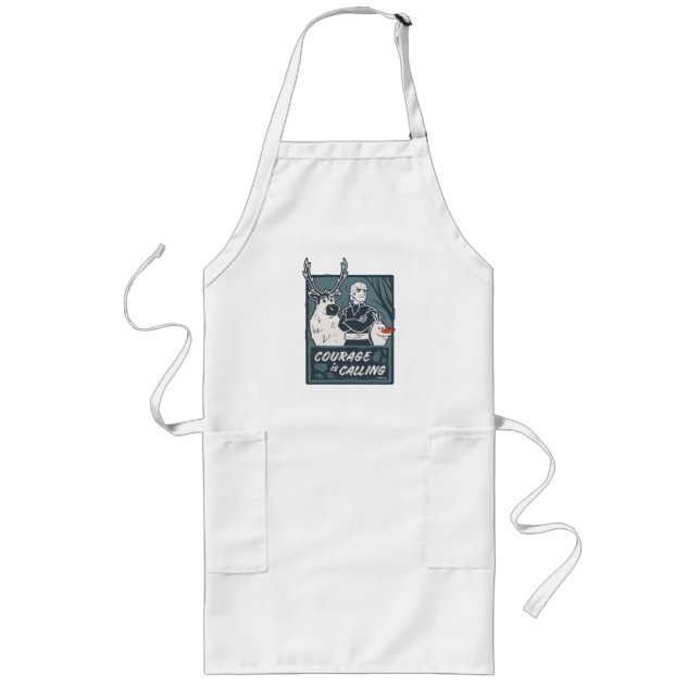 Frozen 2: Sven, Kristoff, & Olaf | Courage Long Apron (Front)
