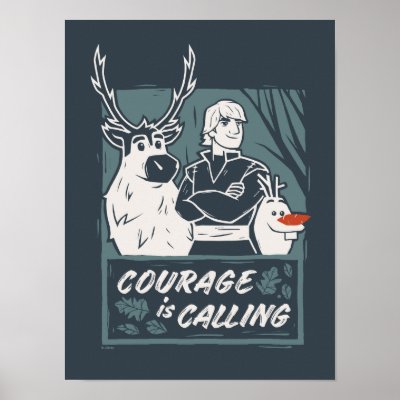 Frozen 2: Sven, Kristoff, &amp; Olaf | Courage Poster