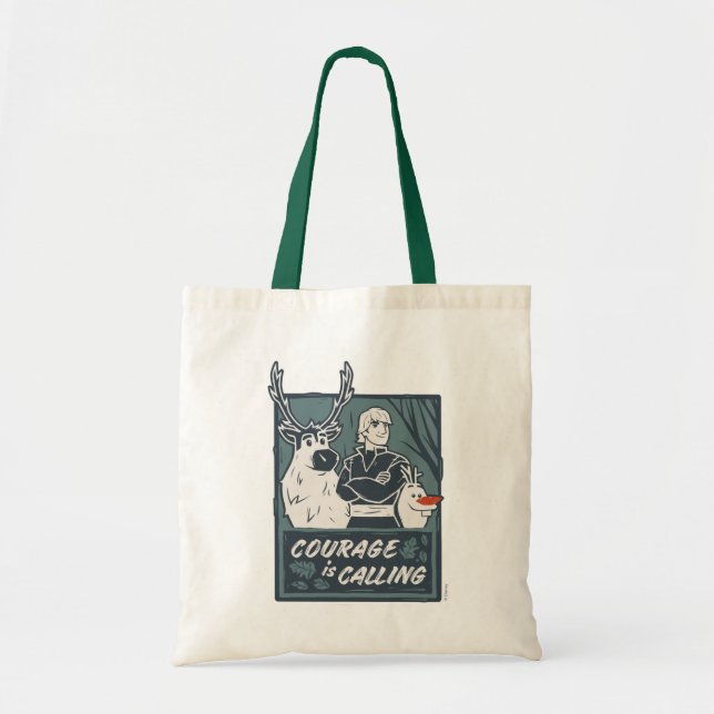 Frozen 2: Sven, Kristoff, & Olaf | Courage Tote Bag (Front)