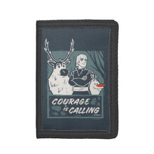 Frozen 2: Sven, Kristoff, & Olaf Courage Tri-fold Wallet