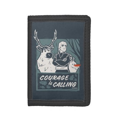 Frozen 2: Sven, Kristoff, &amp; Olaf | Courage Trifold Wallet