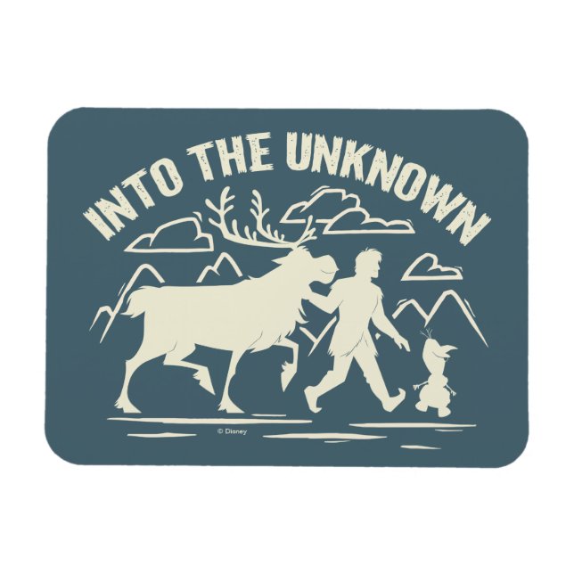 Frozen 2 | Sven, Kristoff & Olaf Into the Unknown Magnet (Horizontal)