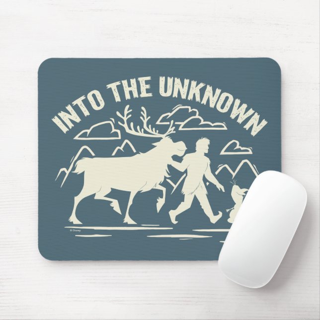 Frozen 2 | Sven, Kristoff & Olaf Into the Unknown Mouse Pad (With Mouse)