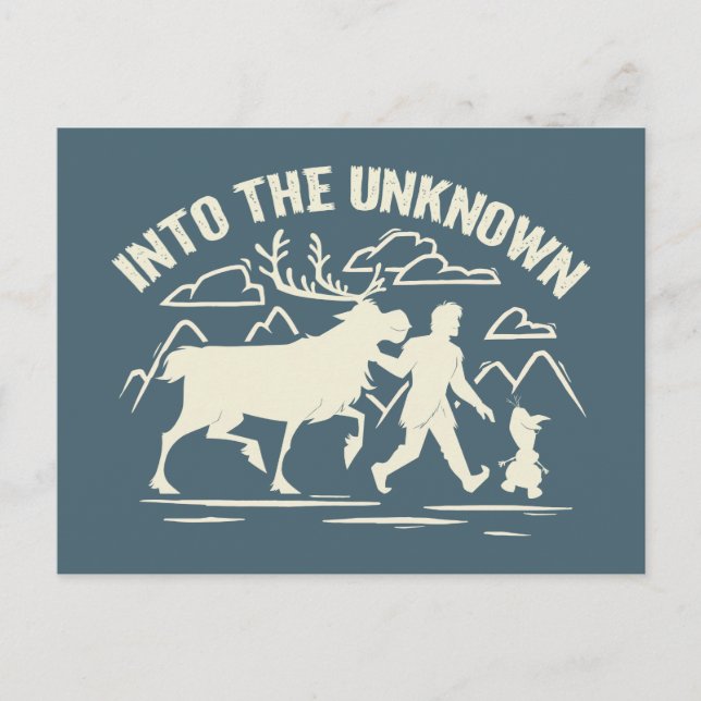 Frozen 2 | Sven, Kristoff & Olaf Into the Unknown Postcard (Front)