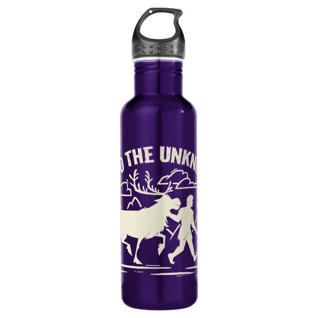 Frozen 2 | Sven, Kristoff & Olaf Into the Unknown Stainless Steel Water Bottle (Front)