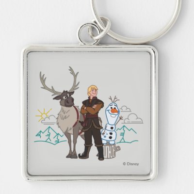 Frozen 2 | Sven, Kristoff &amp; Olaf Keychain