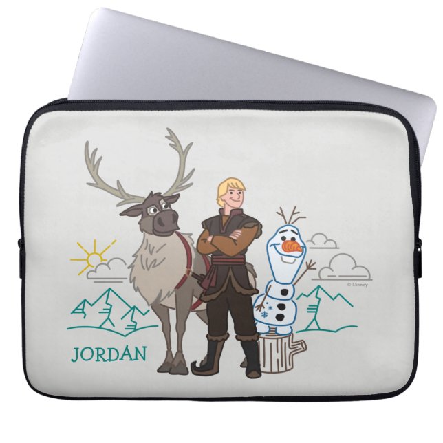 Frozen 2 | Sven, Kristoff & Olaf Laptop Sleeve (Front)