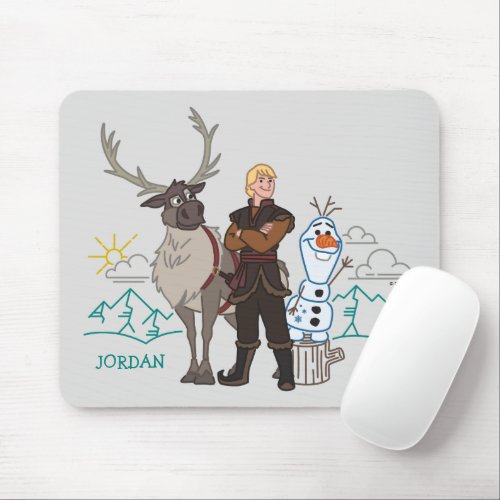 Frozen 2  Sven Kristoff  Olaf Mouse Pad