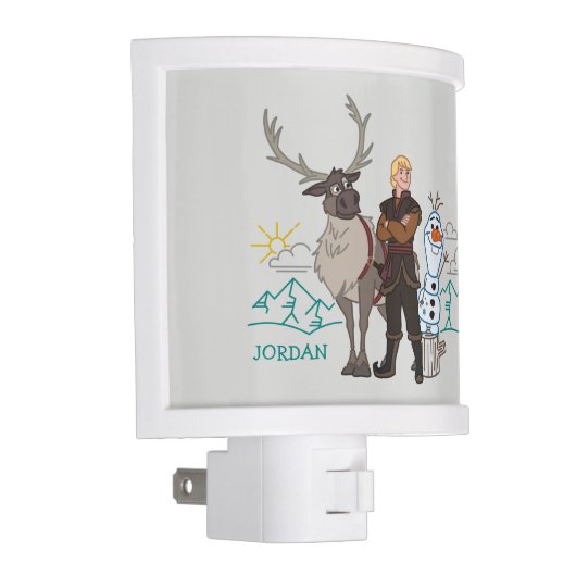 Frozen 2 | Sven, Kristoff & Olaf Night Light (Right)