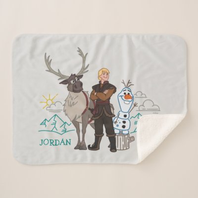 Frozen 2 | Sven, Kristoff &amp; Olaf Sherpa Blanket