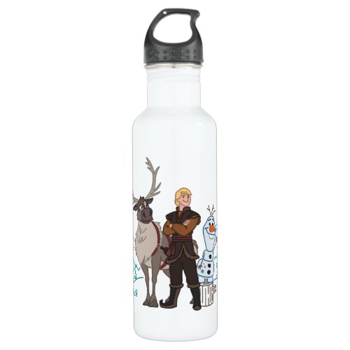 Frozen 2  Sven Kristoff  Olaf Stainless Steel Water Bottle