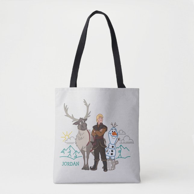Frozen 2 | Sven, Kristoff & Olaf Tote Bag (Front)