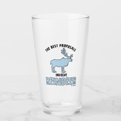Frozen 2 | "The Best Proposals Involve Reindeer" Glass