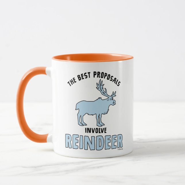 Frozen 2 | "The Best Proposals Involve Reindeer" Mug (Left)