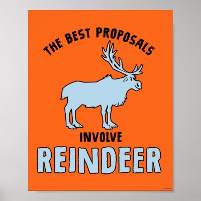 Frozen 2 | "The Best Proposals Involve Reindeer" Poster