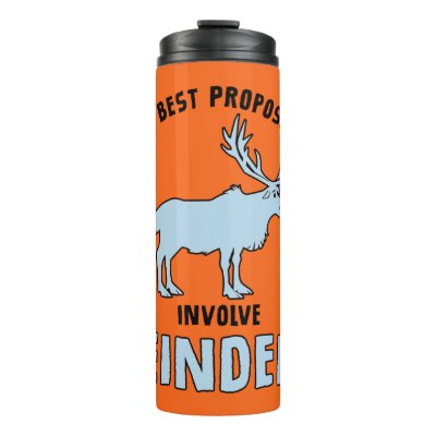 Frozen 2 | "The Best Proposals Involve Reindeer" Thermal Tumbler