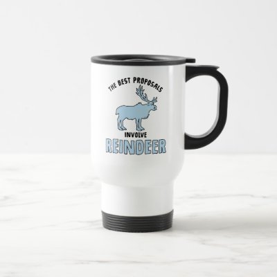 Frozen 2 | "The Best Proposals Involve Reindeer" Travel Mug