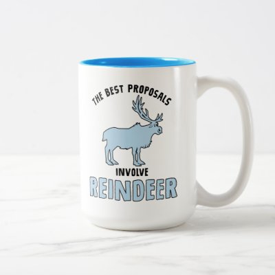 Frozen 2 | "The Best Proposals Involve Reindeer" Two-Tone Coffee Mug