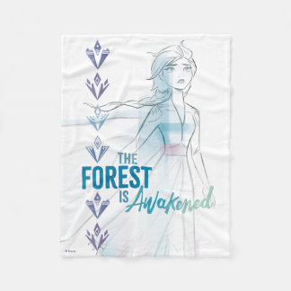 Frozen 2: The Forest Is Awakened Fleece Blanket