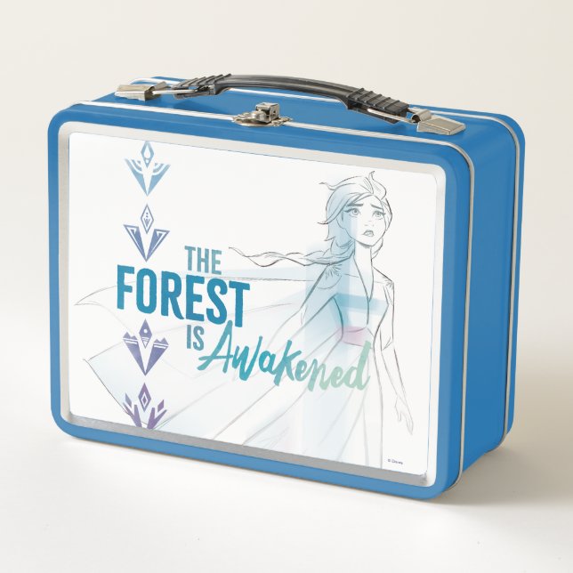 Frozen 2: The Forest Is Awakened Metal Lunch Box (Front)