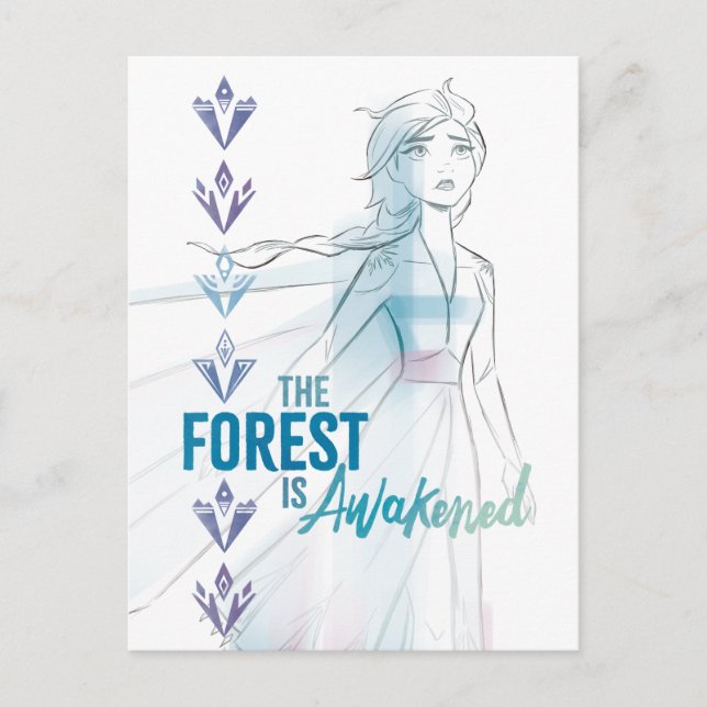 Frozen 2: The Forest Is Awakened Postcard (Front)