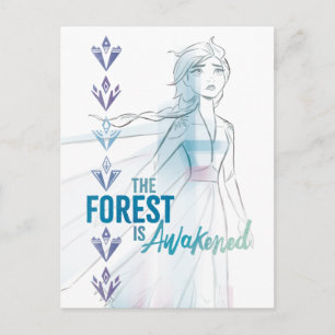 Frozen 2: The Forest Is Awakened Postcard