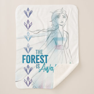 Frozen 2: The Forest Is Awakened Sherpa Blanket