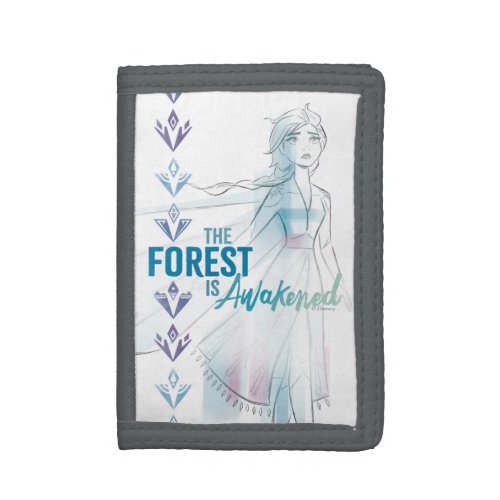 Frozen 2 The Forest Is Awakened Trifold Wallet