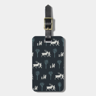 Frozen 2: Walking Through Birch Trees Pattern Luggage Tag