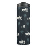 Frozen 2: Walking Through Birch Trees Pattern Thermal Tumbler