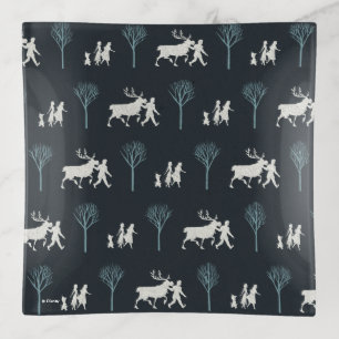Frozen 2: Walking Through Birch Trees Pattern Trinket Tray