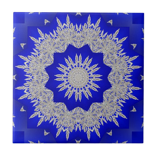 Frozen #4 ceramic tile (Front)