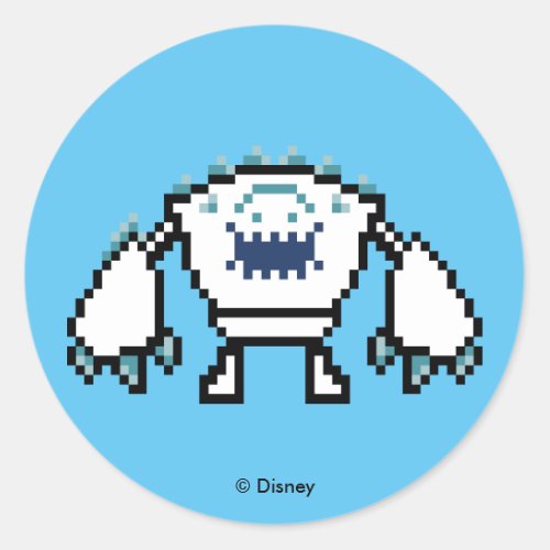 Frozen  8_Bit Marshmallow Classic Round Sticker