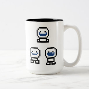 Frozen 8-Bit Snowgies 2 Two-Tone Coffee Mug