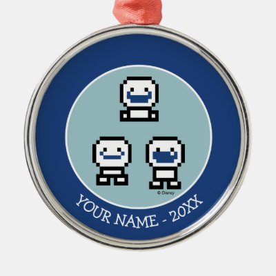Frozen | 8-Bit Snowgies Add Your Name Metal Ornament