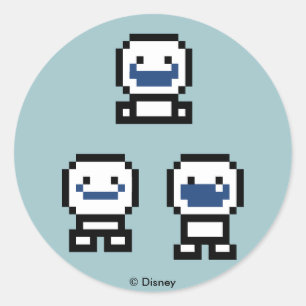 Frozen   8-Bit Snowgies Classic Round Sticker