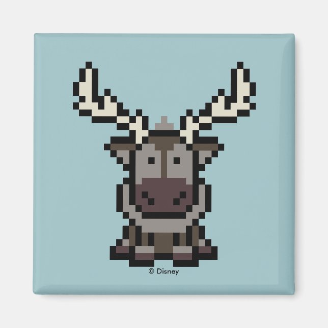 Frozen | 8-Bit Sven Magnet (Front)