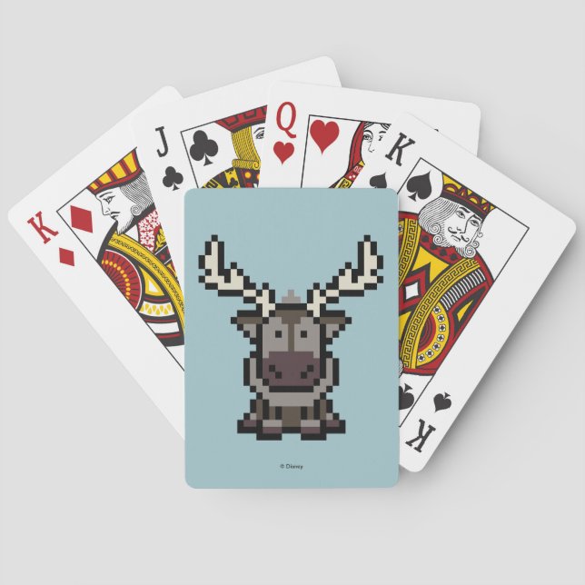 Frozen | 8-Bit Sven Playing Cards (Back)